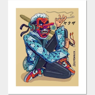 japanese demon Posters and Art